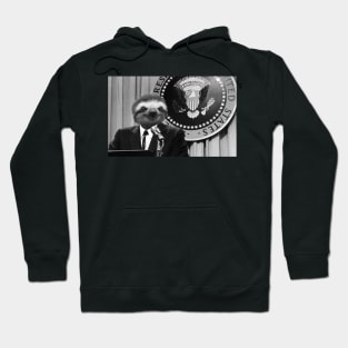 Sloth as President of America Hoodie